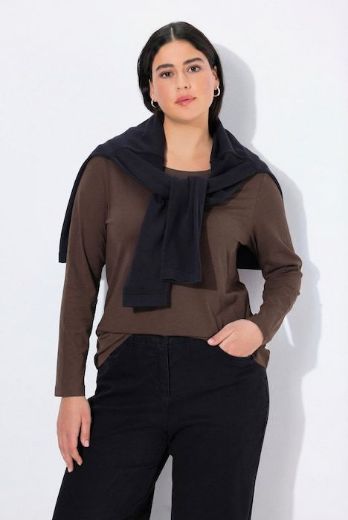 Plus size veliki brojevi Majica dugi rukavi okrugli izrez za punije