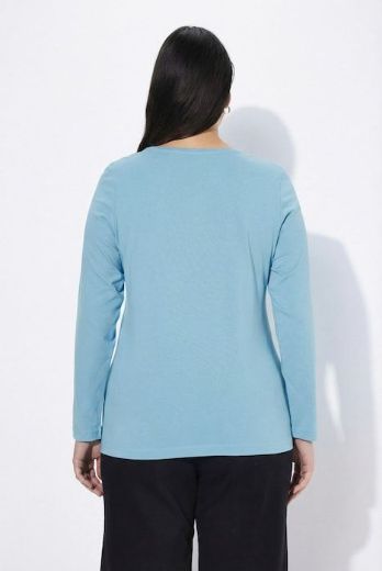 Plus size veliki brojevi Majica dugi rukavi okrugli izrez za punije