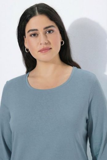 Plus size veliki brojevi Majica dugi rukavi okrugli izrez za punije