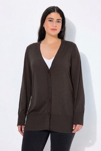 Plus size veliki brojevi Kardigan klasični V ovratnik za punije