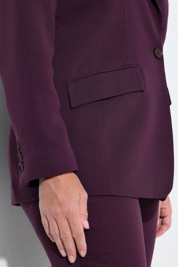 Plus size veliki brojevi Sako s kosim džepovima za punije