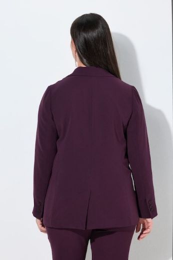 Plus size veliki brojevi Sako s kosim džepovima za punije
