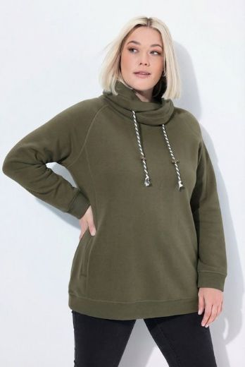 Plus size veliki brojevi Majica sportska s rol kragnom za punije