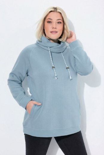 Plus size veliki brojevi Majica sportska s rol kragnom za punije