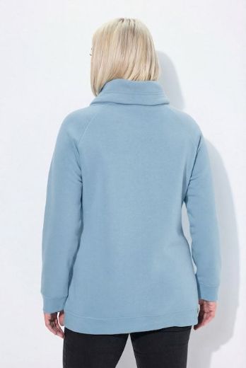 Plus size veliki brojevi Majica sportska s rol kragnom za punije