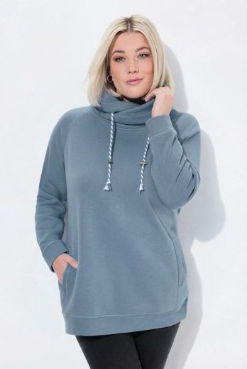 Plus size veliki brojevi Majica sportska s rol kragnom za punije