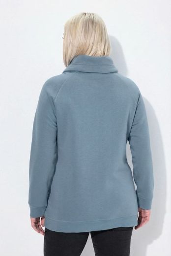 Plus size veliki brojevi Majica sportska s rol kragnom za punije
