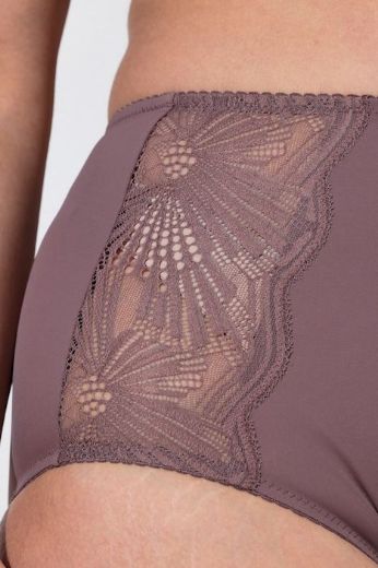 Plus size veliki brojevi Gaćice maxi s dekorativnom čipkom za punije