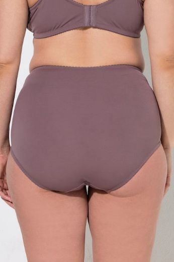 Plus size veliki brojevi Gaćice maxi s dekorativnom čipkom za punije