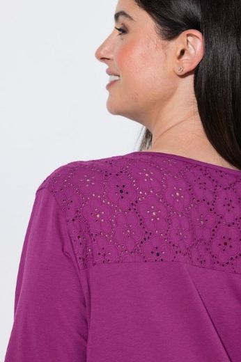 Plus size veliki brojevi Spavaćica 3/4 rukava s gumbićima za punije
