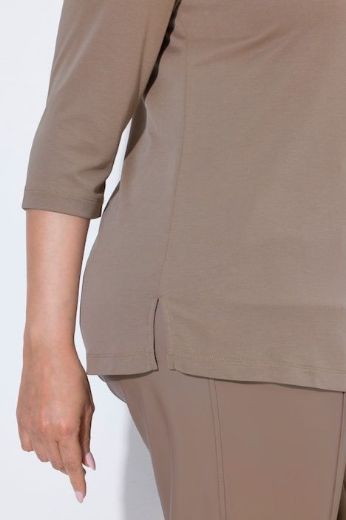 Plus size veliki brojevi Majica 3/4 rukava V ovratnika za punije