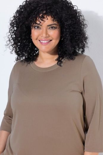 Plus size veliki brojevi Majica 3/4 rukava V ovratnika za punije