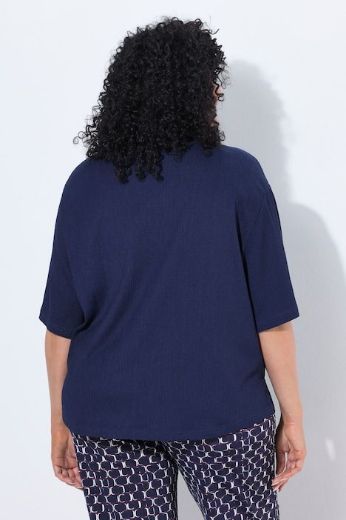 Plus size veliki brojevi Bluza polu rukava na kopčanje za punije