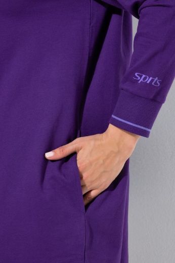 Plus size veliki brojevi Majica dugih rukava s patentnim zatvaračem i kapuljačom za punije