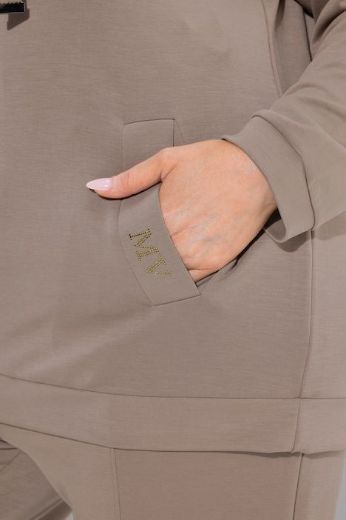 Plus size veliki brojevi Majica dugih rukava s patentnim zatvaračem za punije