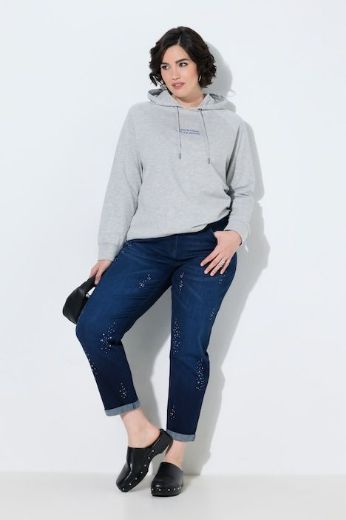 Plus size veliki brojevi Traperice širokih nogavica za punije