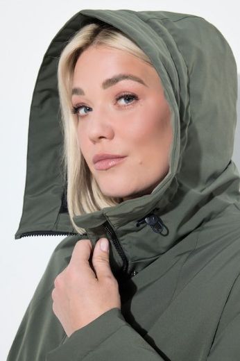 Plus size veliki brojevi Jakna funkcionalna s kapuljačom za punije