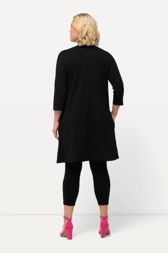 Plus size veliki brojevi Majica 3/4 rukava dužeg A kroja za punije