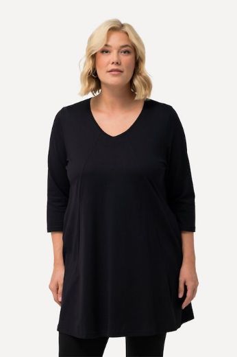 Plus size veliki brojevi Majica 3/4 rukava dužeg A kroja za punije