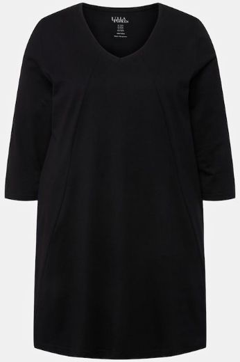 Plus size veliki brojevi Majica 3/4 rukava dužeg A kroja za punije