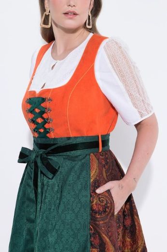 Plus size veliki brojevi Haljina dirndl za punije