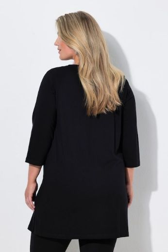 Plus size veliki brojevi Majica 3/4 rukava dužeg kroja za punije