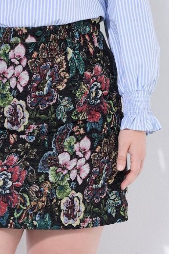 Plus size veliki brojevi Suknja uskog kroja cvjetnog uzorka za punije