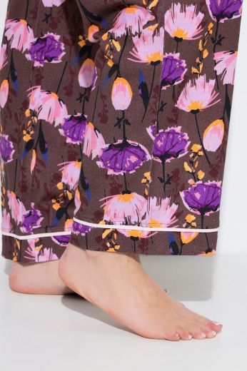 Plus size veliki brojevi Pidžama dvodijelna kratkih rukava i dugih nogavica za punije