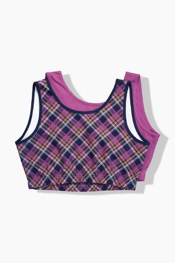 Plus size veliki brojevi Grudnjak bez žice 2 u paketu za punije