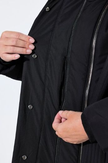 Plus size veliki brojevi Kaput prošiven vodoodbojan s kapuljačom za punije