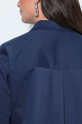 Plus size veliki brojevi Bluza dugih rukava s kragnom i ukrasima za punije