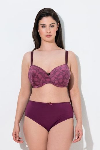 Plus size veliki brojevi Grudnjak sa žicom i mekim košaricama s cvjetnim uzorkom za punije