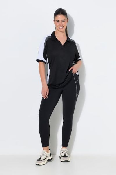 Veliki brojevi Hlače sportske visokog struka s reflektirajućim detaljima moda za punije