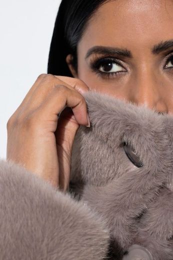 Plus size veliki brojevi Kaput A kroja s velikom kragnom za punije