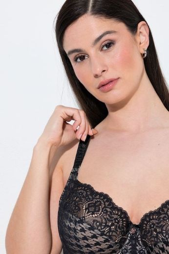 Plus size veliki brojevi Grudnjak sa žicom s čipkastim detaljima za punije