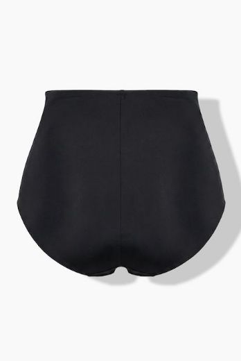 Plus size veliki brojevi Gaćice visokog struka s čipkastim detaljima za punije