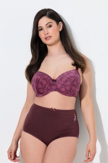 Plus size veliki brojevi Gaćice maxi 5 u paketu s cvjetnim motivom za punije