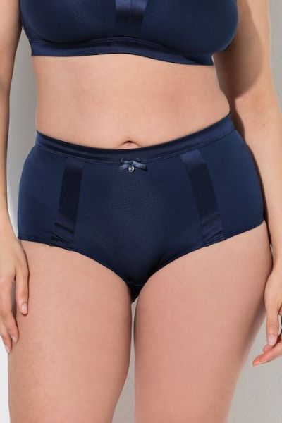 Veliki brojevi Gaćice hipster s ukrasnim satenskim prugama moda za punije