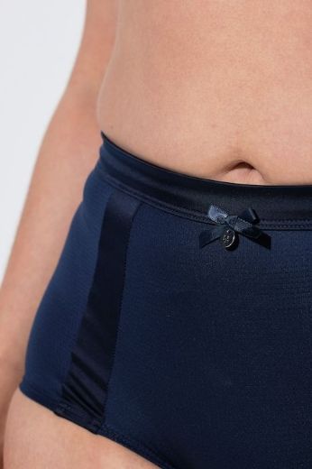 Plus size veliki brojevi Gaćice hipster s ukrasnim satenskim prugama za punije