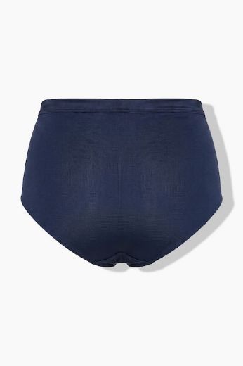 Plus size veliki brojevi Gaćice hipster s ukrasnim satenskim prugama za punije