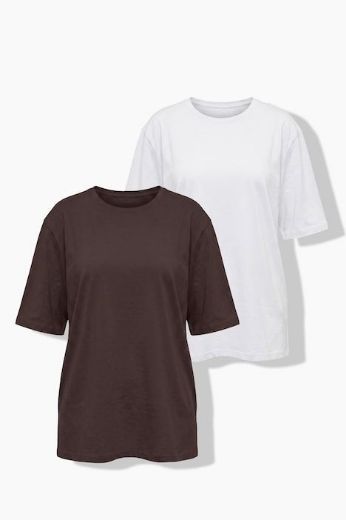 Plus size veliki brojevi Majica kratkih rukava 2 u paketu za punije