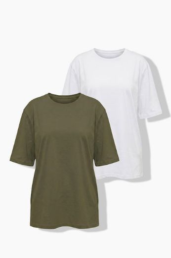 Plus size veliki brojevi Majica kratkih rukava 2 u paketu za punije