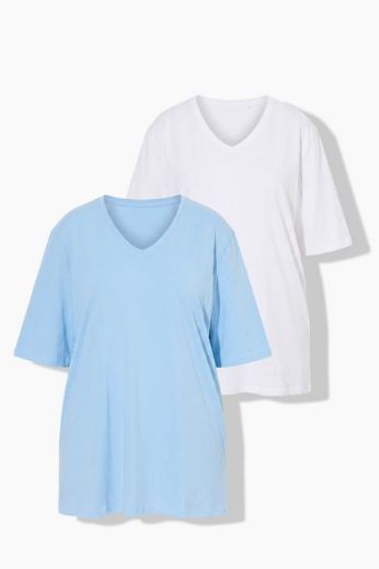 Plus size veliki brojevi Majica kratkih rukava 2 u paketu za punije