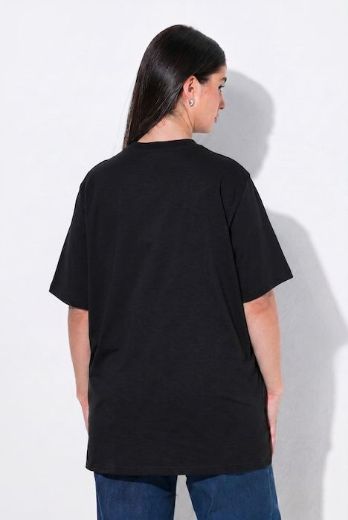 Plus size veliki brojevi Majica kratkih rukava s povišenim ovratnikom za punije