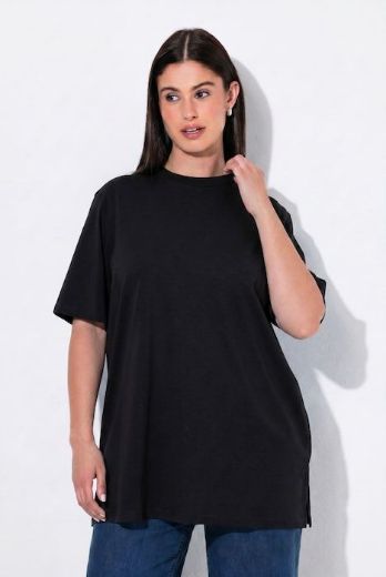 Plus size veliki brojevi Majica kratkih rukava s povišenim ovratnikom za punije