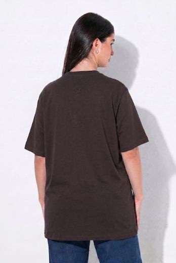 Plus size veliki brojevi Majica kratkih rukava s povišenim ovratnikom za punije