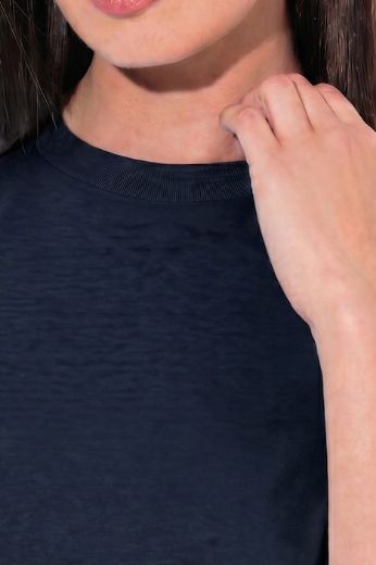 Plus size veliki brojevi Majica kratkih rukava s povišenim ovratnikom za punije