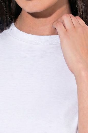 Plus size veliki brojevi Majica kratkih rukava s povišenim ovratnikom za punije
