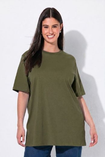 Plus size veliki brojevi Majica kratkih rukava s povišenim ovratnikom za punije