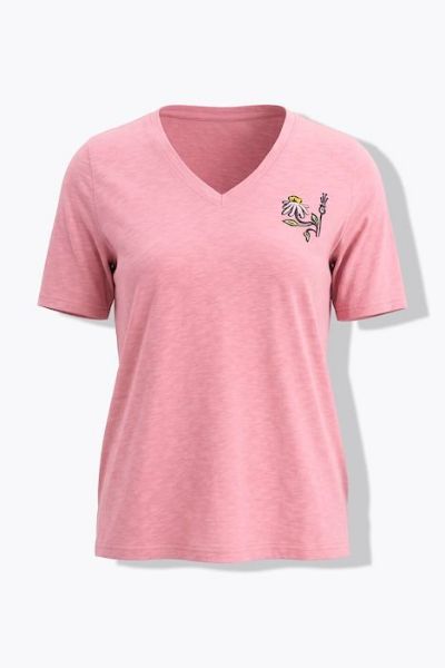 Veliki brojevi Majica kratkih rukava V izreza moda za punije